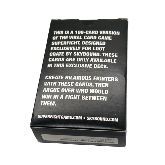 Superfight The Loot Crate Deck Card Game Skybound Games New in Box - Picture 2 of 4